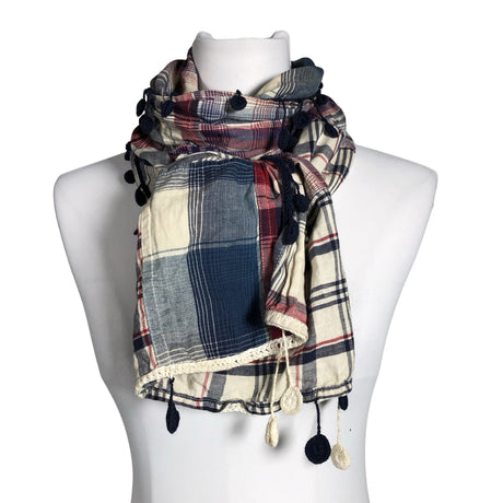 Unisex Tommy Hilfiger - Õhuke sall, suurus Maxi - Sinine ()