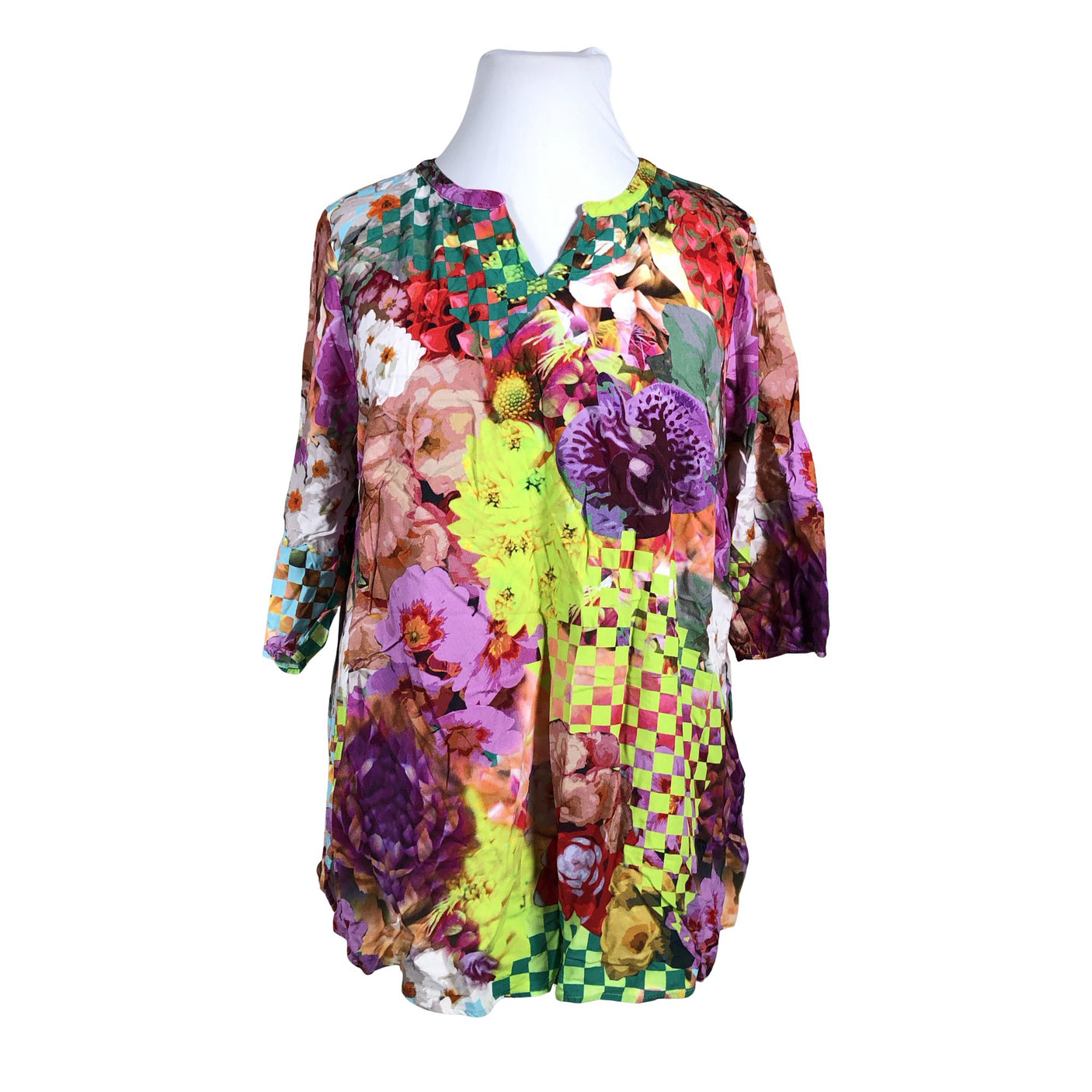 Unisex Amy Vermont - Lühikeste käistega pluus, suurus 50 - Roosa (1)