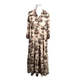 Unisex Gustav - Õhuke kleit, suurus 42 - Beige (1)