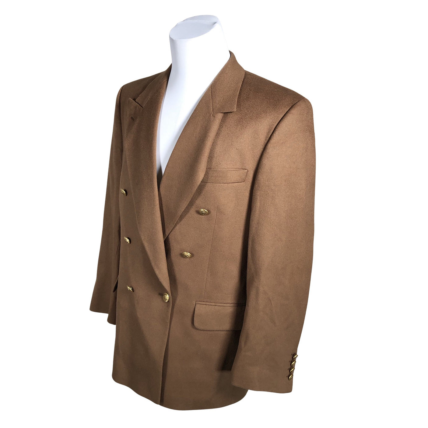 Unisex Cerruti 1881 - Villane mantel, suurus XXXL - Pruun (3)
