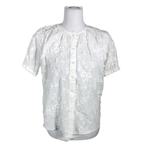 Unisex &Other Stories - Lühikeste käistega pluus, suurus 32 - Valge (1)