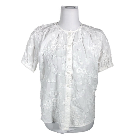 Unisex &Other Stories - Lühikeste käistega pluus, suurus 32 - Valge ()