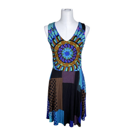 Unisex Desigual - Trikotaažist kleit, suurus 38 - Sinine ()
