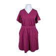 Unisex NOSH - Trikotaažist kleit, suurus 42 - Veinipunane ()