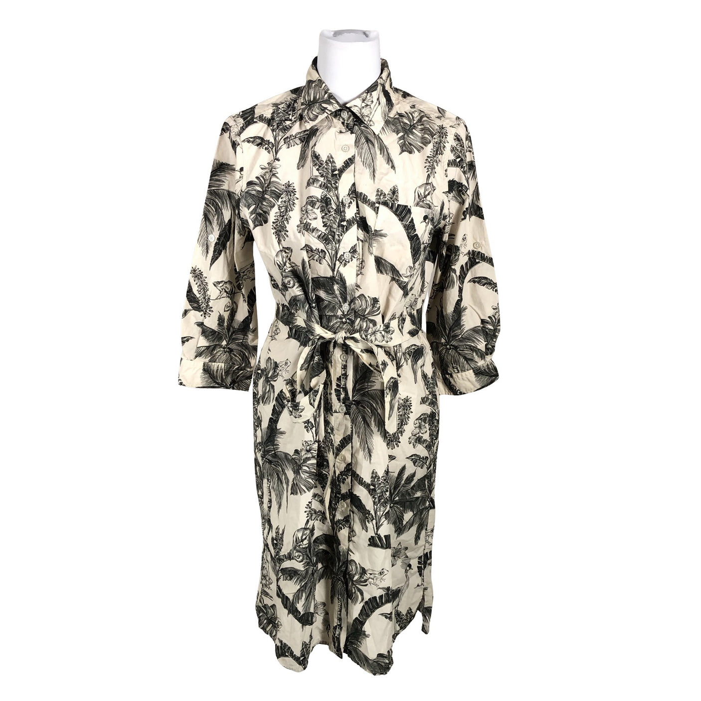 Unisex 0039 Italy - Mitteveniv kleit, suurus 40 - Beige (1)
