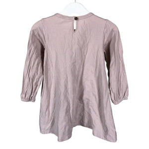 Unisex Müsli - Trikotaažist kleit, suurus 92 - 98 - Heleroosa (2)