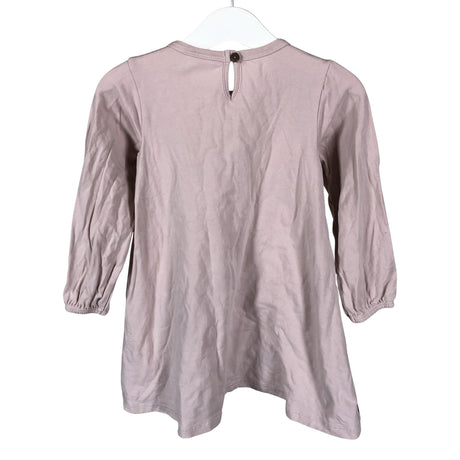 Unisex Müsli - Trikotaažist kleit, suurus 92 - 98 - Heleroosa (2)