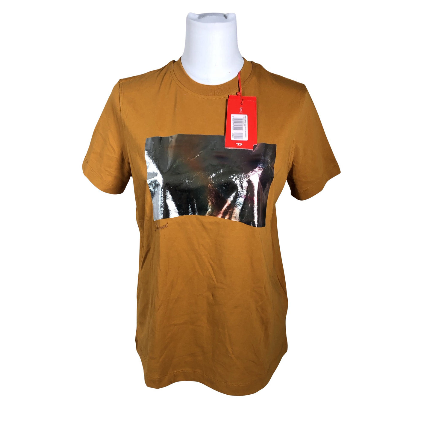 Unisex Diesel - T-särk, suurus 40 - Oranž (1)