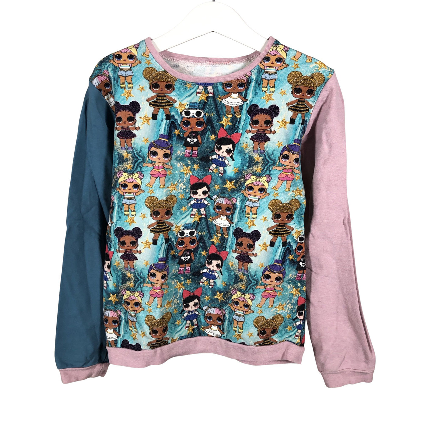 Unisex Handmade - Dressikangast pluus, suurus 110 - 116 - Heleroosa (1)