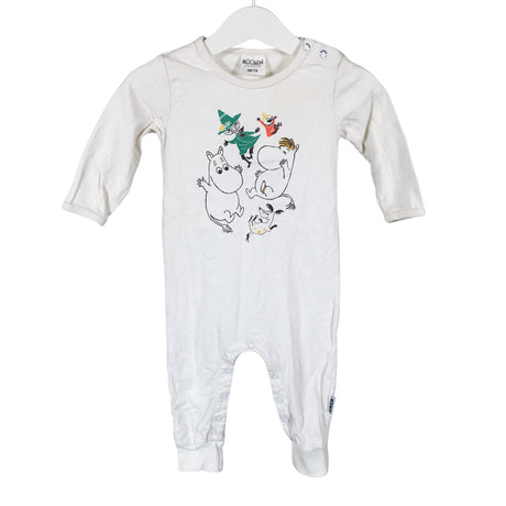 Unisex Moomin by Martinex - Pükskostüüm, suurus 68 - 74 - Valge ()