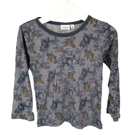 Unisex Name It - Trikotaažist pluus, suurus 98 - 104 - Hall ()