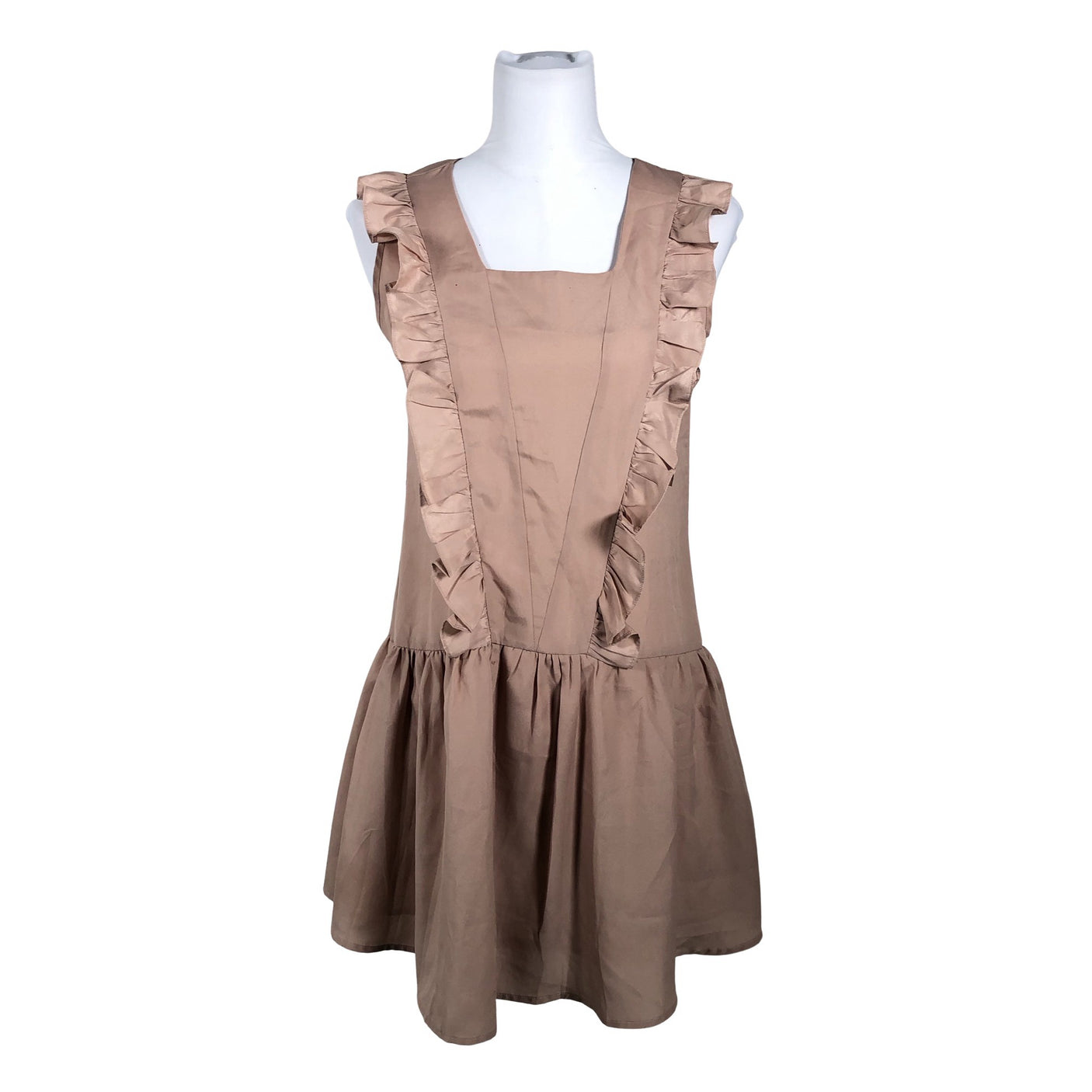 Unisex Kling - Õhuke kleit, suurus 34 - Pruun (1)