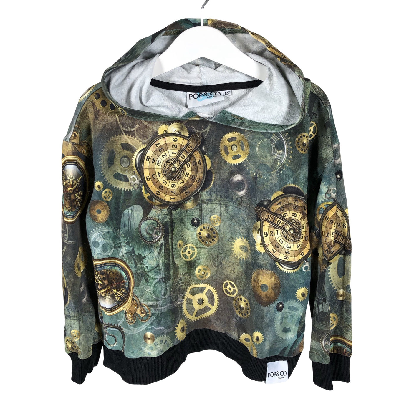 Unisex Pop & Co Helsinki - Dressipluus, suurus 116 - 122 - Roheline (1)