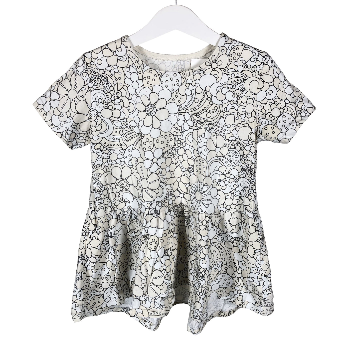 Unisex Handmade - Trikotaažist kleit, suurus 122 - 128 - Beige (1)