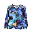 Unisex Pop & Co Helsinki - Trikotaažist pluus, suurus 116 - 122 - Sinine ()
