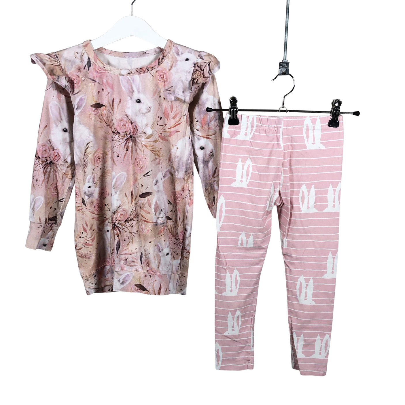 Unisex Handmade - Trikotaažist tuunika, suurus 110 - 116 - Heleroosa (1)