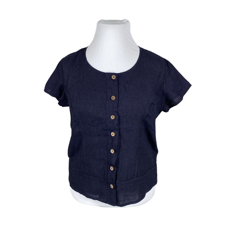 Unisex Fashion Highlight - Lühikeste käistega pluus, suurus 42 - Sinine ()