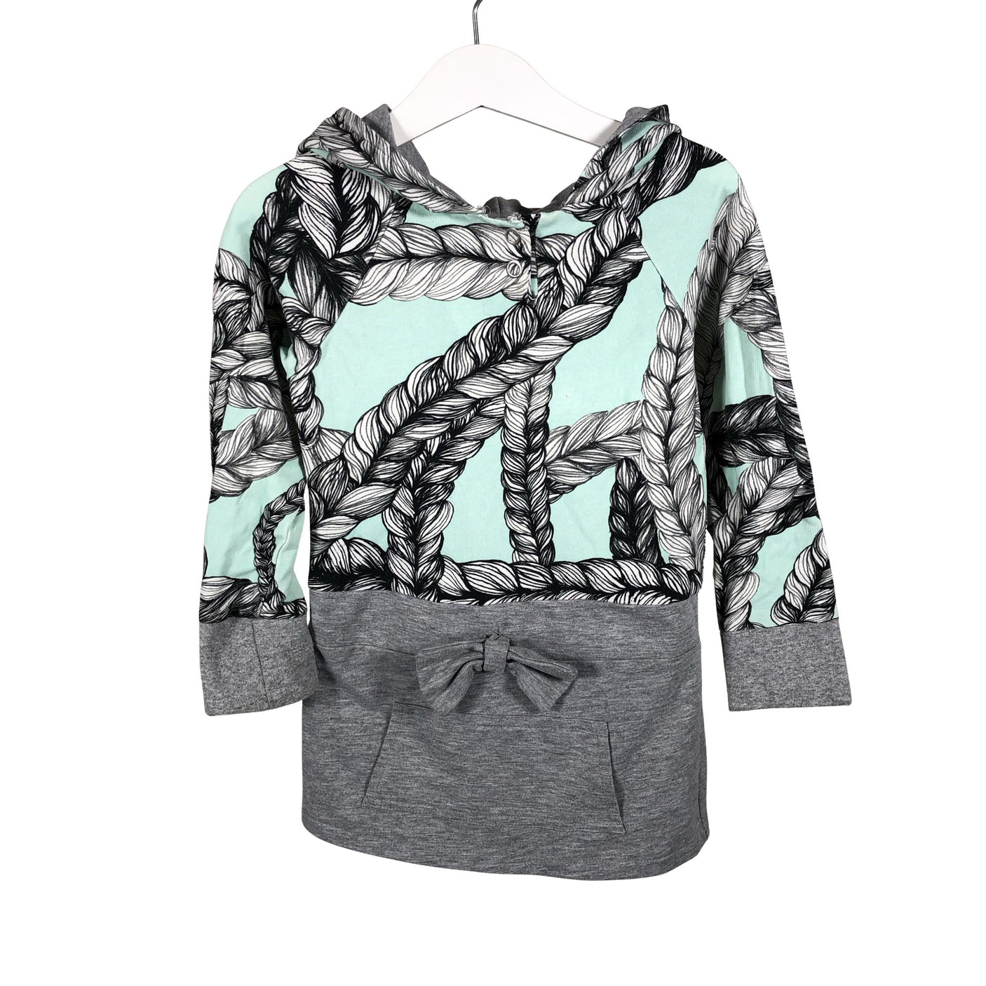 Unisex Handmade - Trikotaažist tuunika, suurus 104 - 110 - Türkiis (1)
