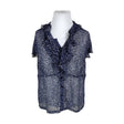 Unisex Voglia - Lühikeste käistega pluus, suurus 46 - Sinine ()