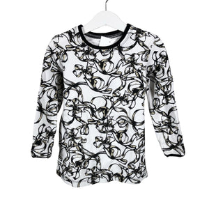 Unisex Handmade - Trikotaažist tuunika, suurus 104 - 110 - Valge (1)