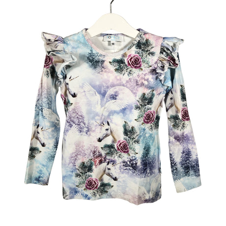 Unisex Pop & Co Helsinki - Trikotaažist pluus, suurus 110 - 116 - Lilla ()
