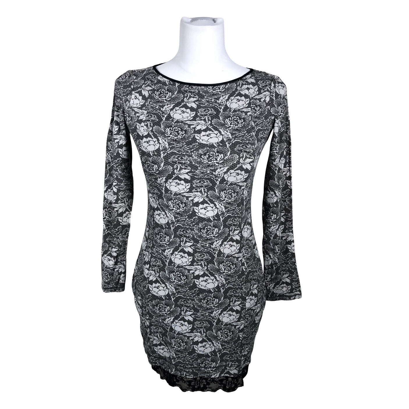 Unisex Patrizia Pepe - Trikotaažist kleit, suurus 36 - Hall (1)