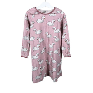 Unisex Småfolk - Trikotaažist kleit, suurus 110 - 116 - Heleroosa (1)