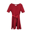Unisex Holly & Whyte by Lindex - Trikotaažist kleit, suurus 122 - 128 - Punane ()