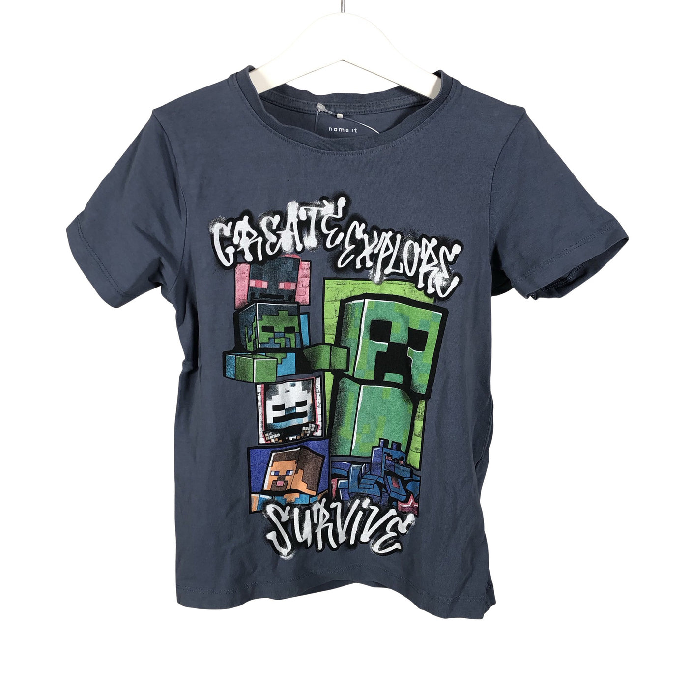 Unisex Name It - T-särk, suurus 122 - 128 - Sinine (1)