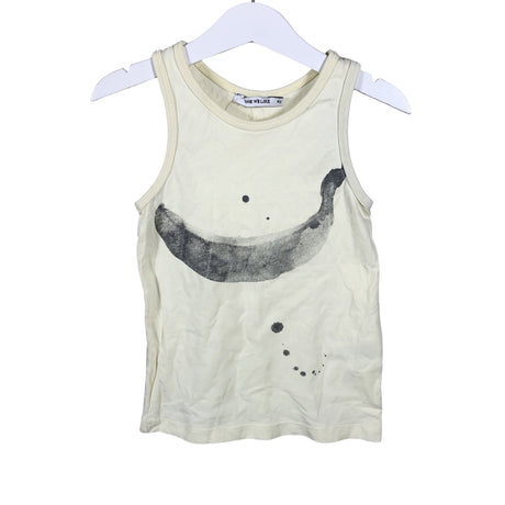 Unisex One We Like - Trikotaažist topp, suurus 104 - 110 - Kollane ()