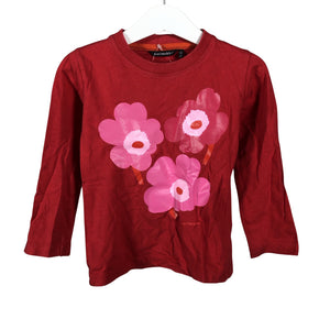 Unisex Marimekko - Trikotaažist pluus, suurus 86 - 92 - Punane (1)