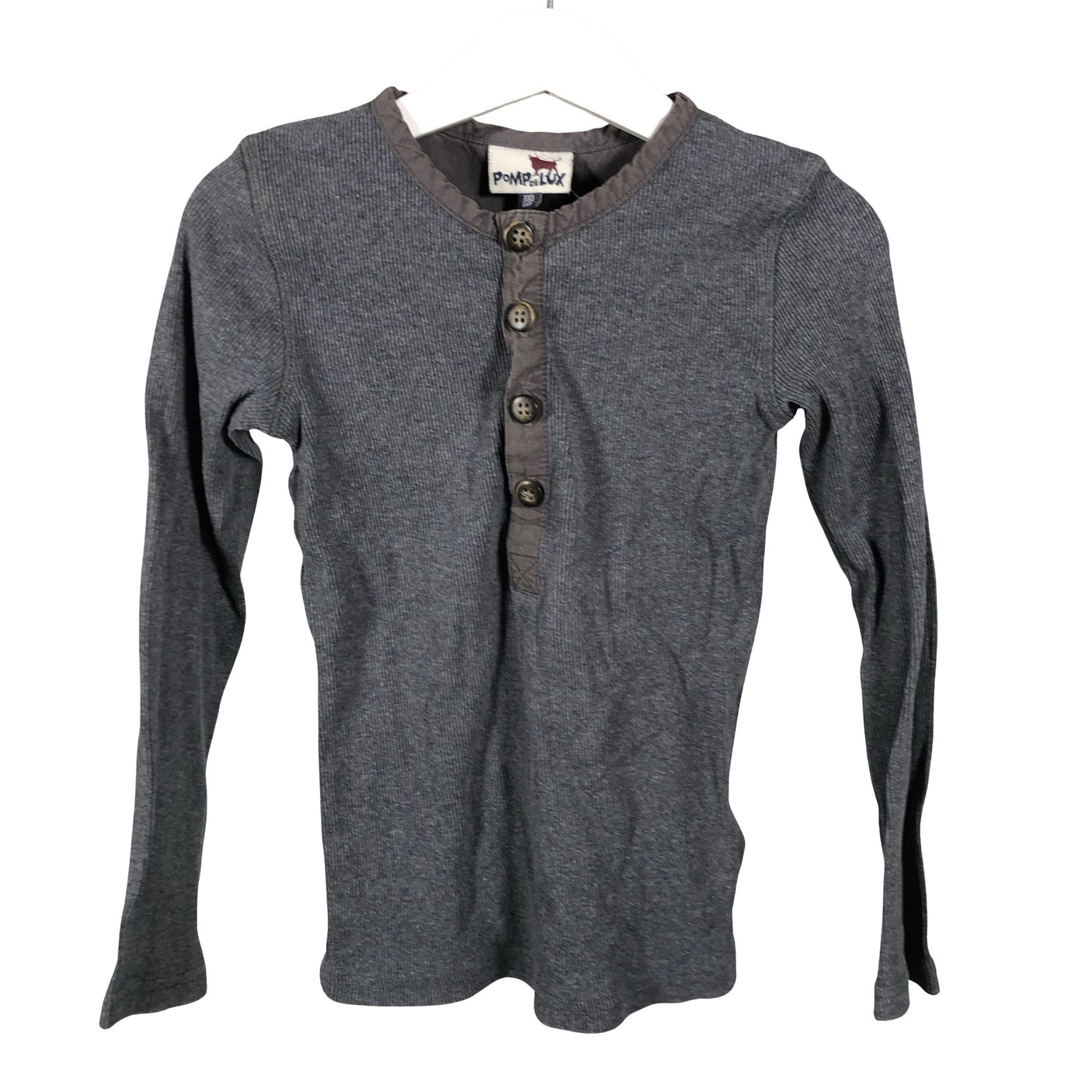 Unisex POMPdeLUX - Trikotaažist pluus, suurus 104 - 110 - Hall (1)