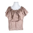 Unisex Copenhagen Muse - Lühikeste käistega pluus, suurus 42 - Pruun ()