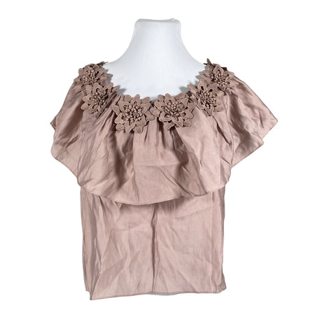 Unisex Copenhagen Muse - Lühikeste käistega pluus, suurus 42 - Pruun ()