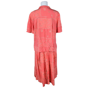 Unisex Marimekko - Lühikeste käistega pluus, suurus 38 - Heleroosa (2)