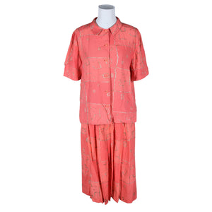 Unisex Marimekko - Lühikeste käistega pluus, suurus 38 - Heleroosa (1)