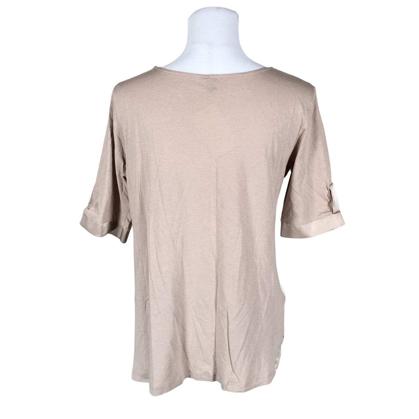 Unisex Benetton - Lühikeste käistega pluus, suurus 36 - Beige (2)