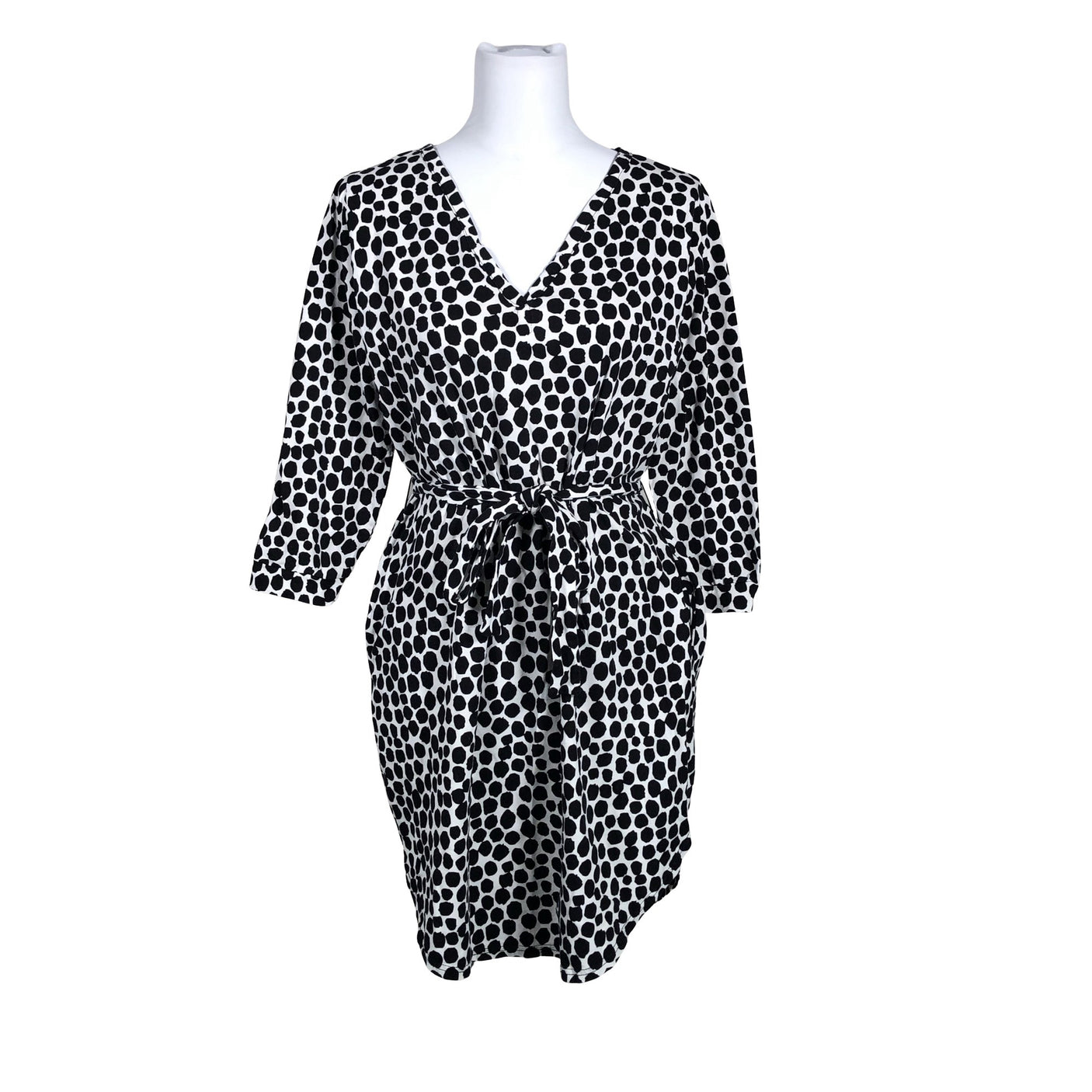 Unisex NOSH - Trikotaažist kleit, suurus 36 - Valge (1)