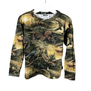Unisex Molo Kids - Trikotaažist pluus, suurus 110 - 116 - Roheline (1)