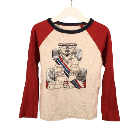 Unisex Mini Boden - Trikotaažist pluus, suurus 110 - 116 - Punane ()