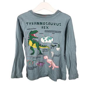 Unisex Mini Boden - Trikotaažist pluus, suurus 116 - 122 - Helesinine (1)