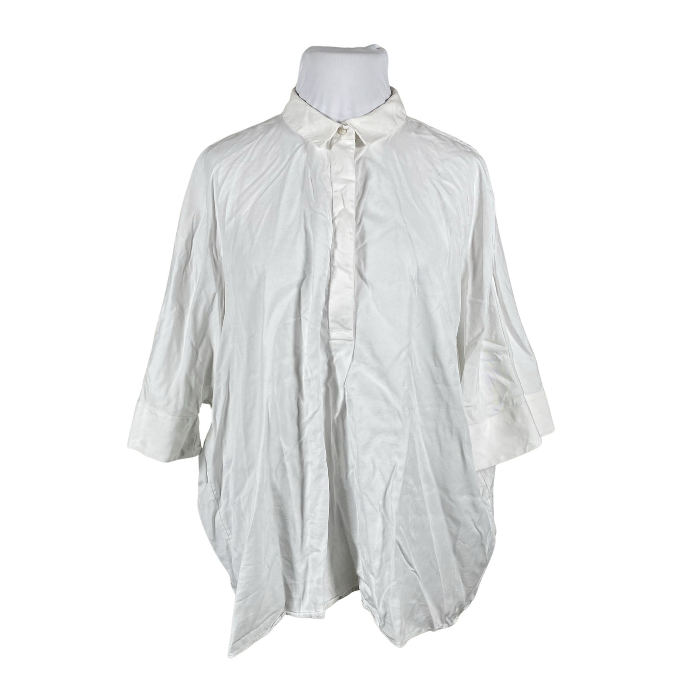 Unisex COS - Lühikeste käistega pluus, suurus 44 - Valge (1)