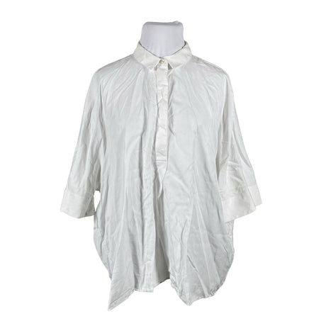 Unisex COS - Lühikeste käistega pluus, suurus 44 - Valge ()