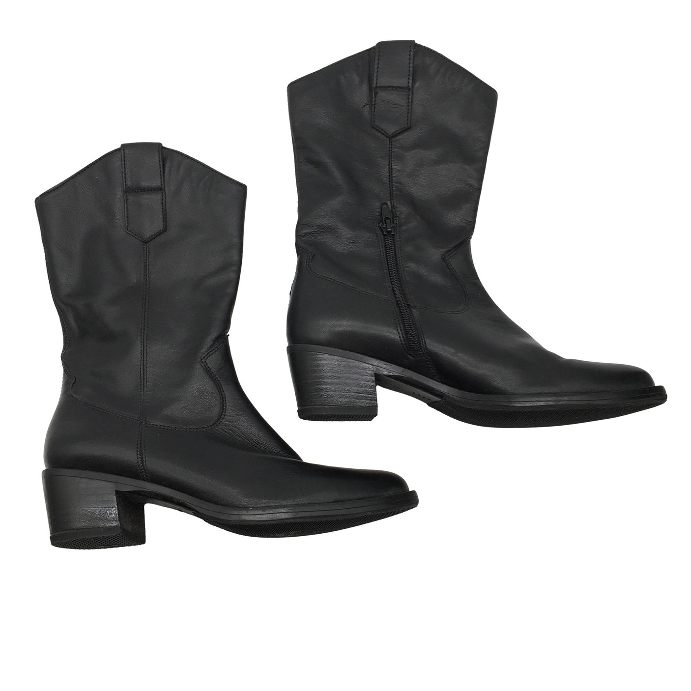 Unisex Unisa - Kauboisaapad, suurus 37 - Must (1)