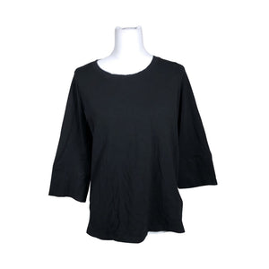 Unisex Lindex - Trikotaažist pluus, suurus 40 - Must (1)