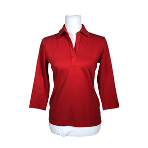Unisex Nanso - Trikotaažist pluus, suurus 36 - Punane (1)