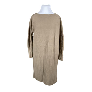 Unisex Uniqlo - Kootud kleit, suurus 42 - Beige (1)