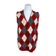 Unisex Pierre Cavallo - Kootud vest, suurus M - Punane ()