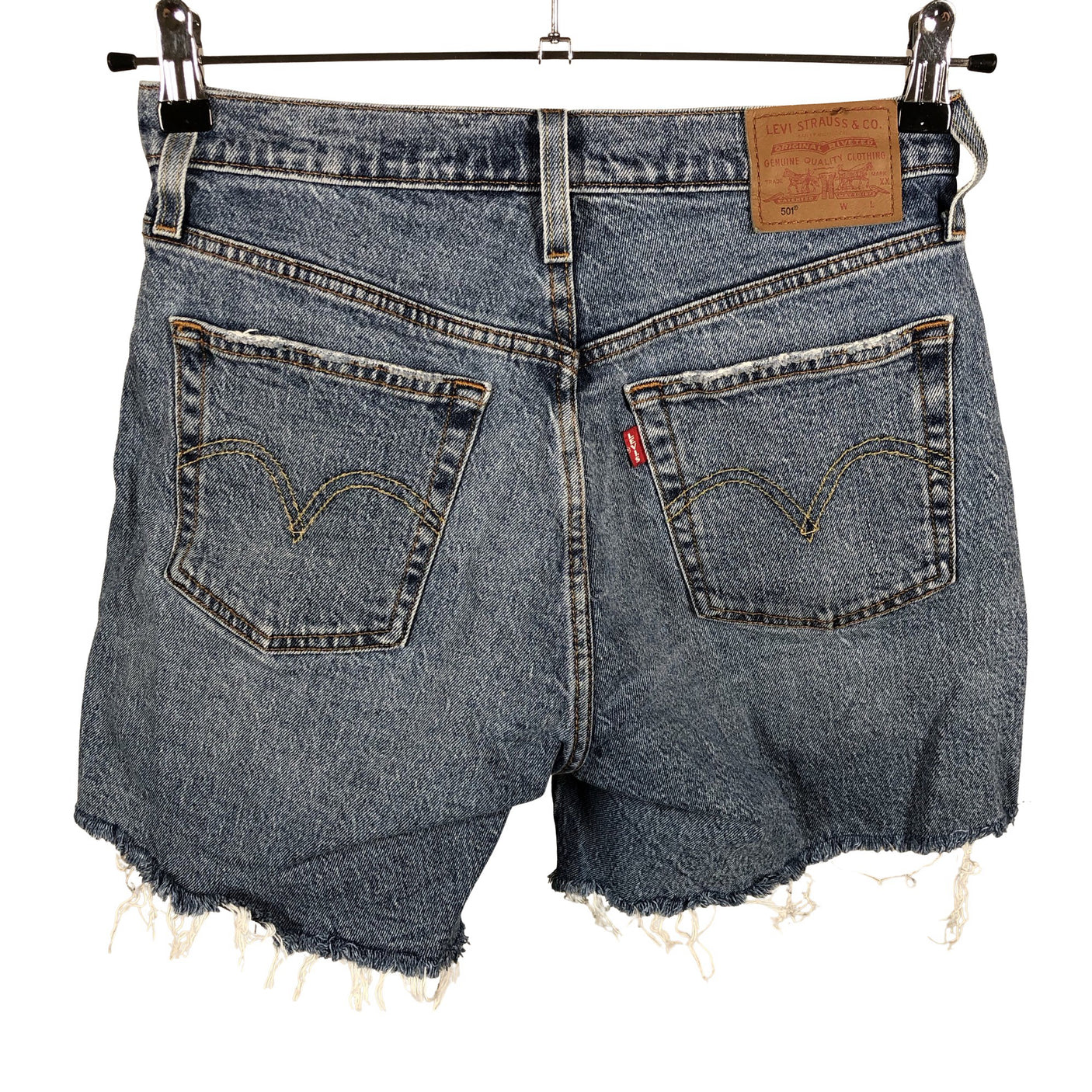 Unisex Levi's - Teksast lühikesed püksid, suurus W27 - Sinine (2)