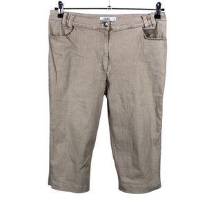 Unisex Voglia - Teksast poolpikad püksid, suurus 44 - Beige (1)